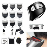 Máy cạo râu điện cho nam HJ-2019, tông đơ tự giúp cắt tóc kèm khăn + bọt biển + đầu dao dự phòng, phiên bản tiêu chuẩn, phích cắm CN, kèm khăn + bọt biển + đầu dao dự phòng