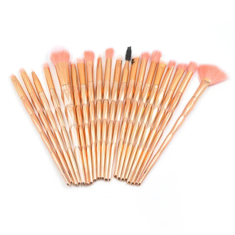 Bộ cọ mắt đa năng 20 trong 1 cán kim cương, cán hồng+xanh và cọ tím, HCB9120A, HCB9120B, HCB9120C, HCB9120D, HCB9120E, HCB9120F, HCB9120G