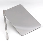 Palette vuông bằng thép không gỉ kích thước S, 115*75mm