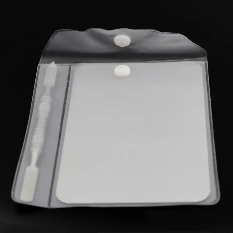 Palette vuông bằng thép không gỉ kích thước S, 115*75mm