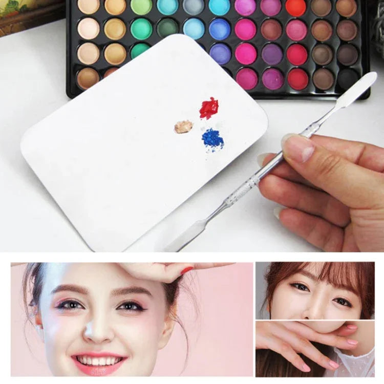 Palette vuông bằng thép không gỉ kích thước S, 115*75mm