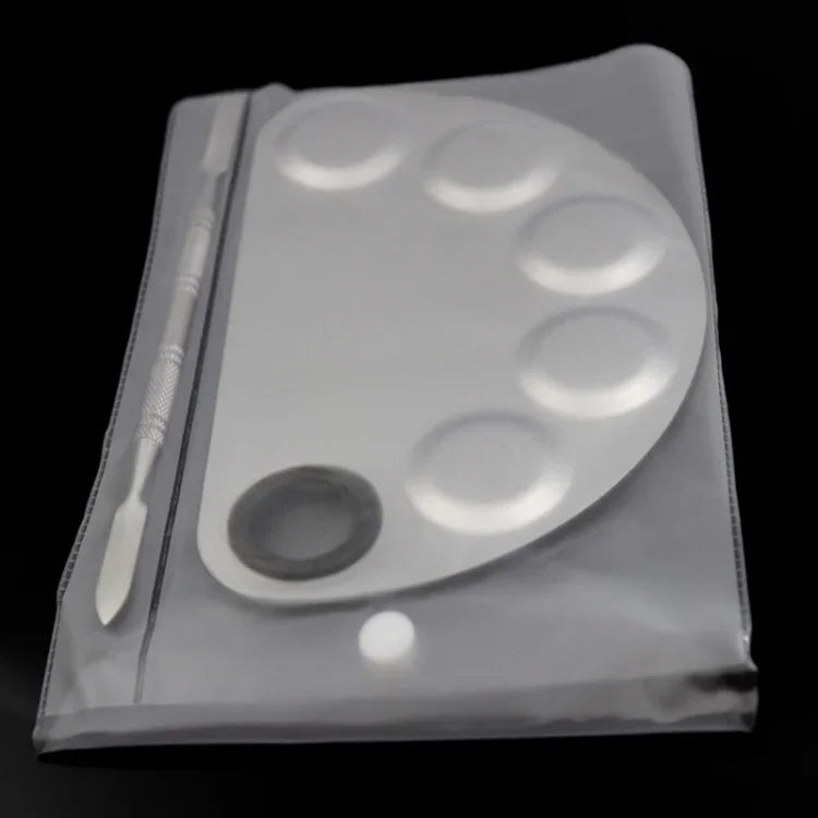 Palette bán nguyệt bằng thép không gỉ 156x100mm, 156*100mm