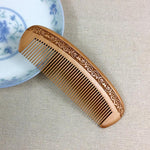 Lược gỗ massage chống tĩnh điện + Hộp quà, màu hộp quà ngẫu nhiên, 3