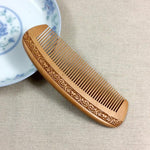 Lược gỗ massage chống tĩnh điện + Hộp quà, màu hộp quà ngẫu nhiên, 3