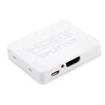 Bộ chia HDMI 4K Full HD 1080p, công tắc HDMI 1x2, bộ khuếch đại xuất tín hiệu, hiển thị kép cho HDTV DVD PS3 Xbox, HDMI 4K (màu đen), HDMI 4K (màu trắng)