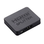 Bộ chia HDMI 4K Full HD 1080p, công tắc HDMI 1x2, bộ khuếch đại xuất tín hiệu, hiển thị kép cho HDTV DVD PS3 Xbox, HDMI 4K (màu đen), HDMI 4K (màu trắng)