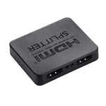 Bộ chia HDMI 4K Full HD 1080p, công tắc HDMI 1x2, bộ khuếch đại xuất tín hiệu, hiển thị kép cho HDTV DVD PS3 Xbox, HDMI 4K (màu đen), HDMI 4K (màu trắng)
