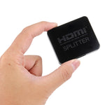 Bộ chia HDMI 4K Full HD 1080p, công tắc HDMI 1x2, bộ khuếch đại xuất tín hiệu, hiển thị kép cho HDTV DVD PS3 Xbox, HDMI 4K (màu đen), HDMI 4K (màu trắng)