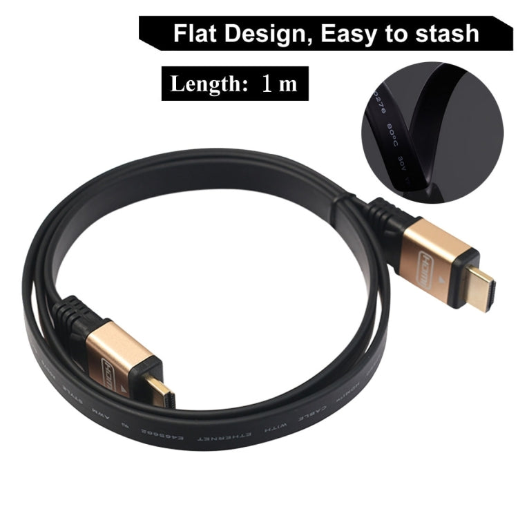 Cáp HDMI 2.0 (4K) 30AWG tốc độ cao 18Gbps đầu nối mạ vàng HDMI đực sang HDMI đực, chiều dài: 1m