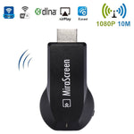MiraScreen WiFi Display Dongle / Miracast Airplay DLNA Display Receiver Dongle Wireless Mirroring Screen Device with 2 in 1 USB Cable