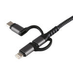 Cáp 3 trong 1 Micro USB + USB-C / Type-C + 8 Pin sang HDMI HDTV