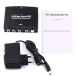 Bộ Chuyển Đổi Video HDMI 1080P HD sang YPbPr và Âm Thanh R/L, HDMI sang YPbPr+R/L