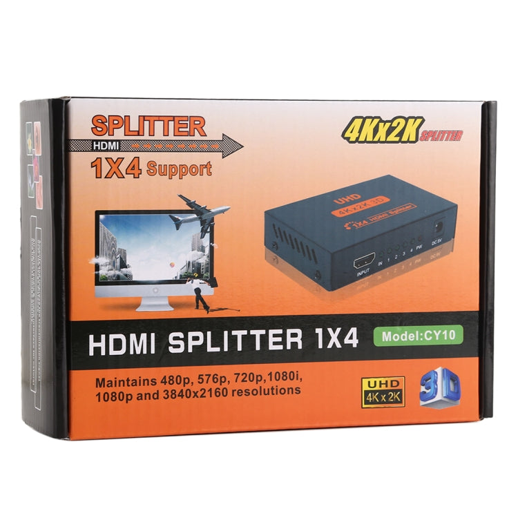 Bộ Chia HDMI CY10 UHD 4K x 2K 3D 1 ra 4, CY10