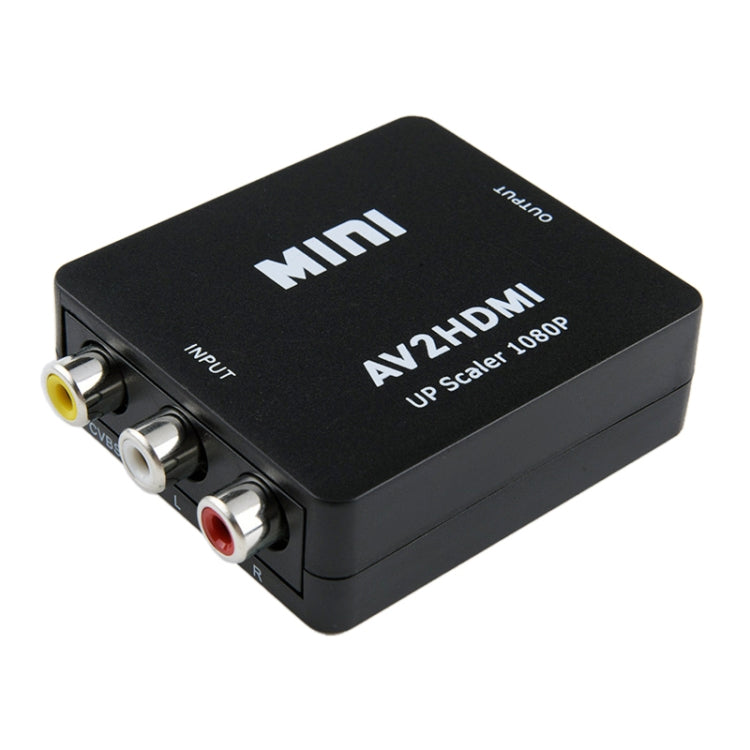 Bộ Chuyển Đổi Mini HOWEI HW-2105 AV CVBS/L+R Sang HDMI, Hỗ Trợ Scaler 1080P, HW-2105 AV Sang HDMI