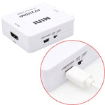 Bộ Chuyển Đổi Mini HOWEI HW-2105 AV CVBS/L+R Sang HDMI, Hỗ Trợ Scaler 1080P, HW-2105 AV Sang HDMI