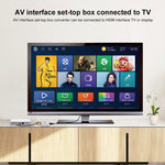 Bộ Chuyển Đổi Mini HOWEI HW-2105 AV CVBS/L+R Sang HDMI, Hỗ Trợ Scaler 1080P, HW-2105 AV Sang HDMI
