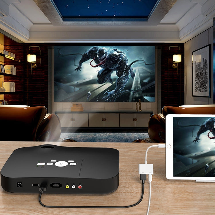 Cáp chuyển đổi video 8 chân sang HDMI HDTV cho iPhone, dành cho iPhone 8 chân