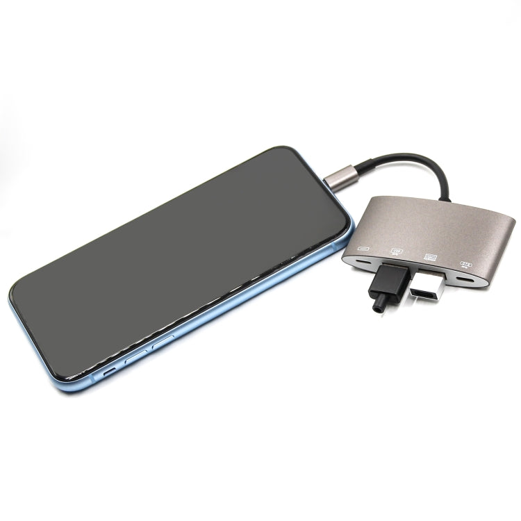1040KEY Bộ chuyển đổi đa chức năng 8 chân sang USB + Type-C / USB-C + OTG, 1040KEY