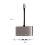 1040KEY Bộ chuyển đổi đa chức năng 8 chân sang USB + Type-C / USB-C + OTG, 1040KEY