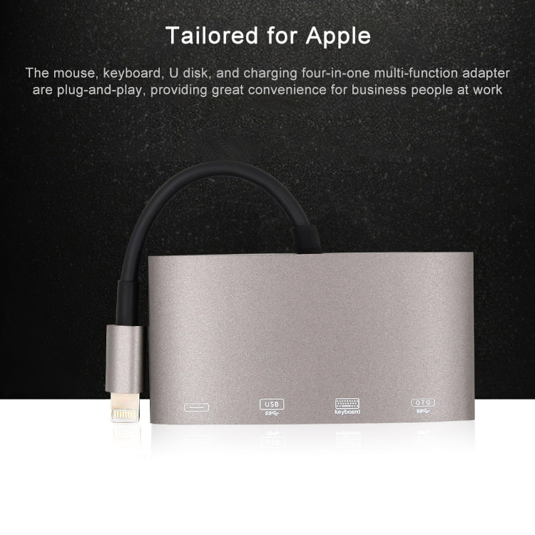 1040KEY Bộ chuyển đổi đa chức năng 8 chân sang USB + Type-C / USB-C + OTG, 1040KEY