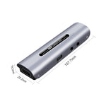 Card ghi hình video và âm thanh HD HDMI cái + Mic sang HDMI cái + Âm thanh + USB có vòng lặp, Z35