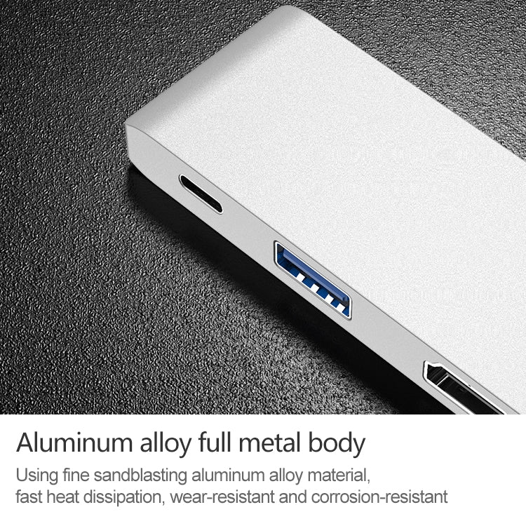 HW-TC29 Bộ chia HUB đa năng 4 trong 1 Type-C / USB-C cho iPad Pro