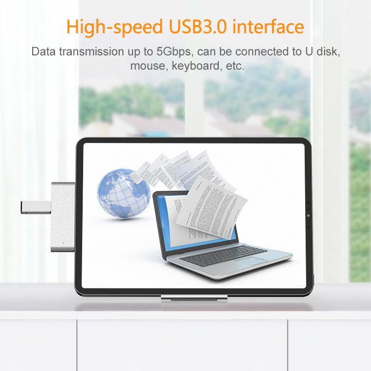 HW-TC29 Bộ chia HUB đa năng 4 trong 1 Type-C / USB-C cho iPad Pro