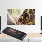 Bộ chuyển mạch HDMI 2.0 4X1 4K/60Hz có điều khiển từ xa, phích cắm EU, 4X1