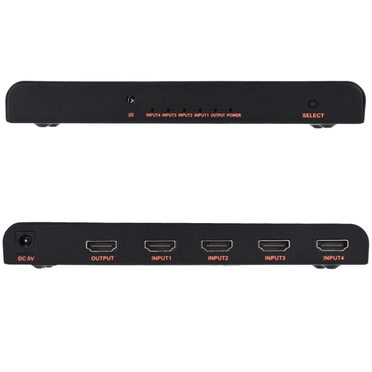 Bộ chuyển mạch HDMI 2.0 4X1 4K/60Hz có điều khiển từ xa, phích cắm EU, 4X1