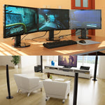 Cáp chuyển đổi đầu HDMI cái + HDMI đực sang USB 2.0 đực dài 50cm, HDMI cái + đực