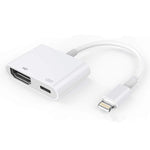 E-Gin-LTH-002 Bộ chuyển đổi AV kỹ thuật số 8 chân sang HDMI + cổng sạc USB cho thiết bị màn hình TV HD 1080P, E-Gin-LTH-002