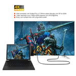 ROCKETEK SK-S5H HUB đọc thẻ nhớ 3 x USB 3.0 + HDMI + SD / TF, bộ chuyển đổi HDMI 4K, SK-S5H