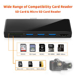 ROCKETEK SK-S5H HUB đọc thẻ nhớ 3 x USB 3.0 + HDMI + SD / TF, bộ chuyển đổi HDMI 4K, SK-S5H