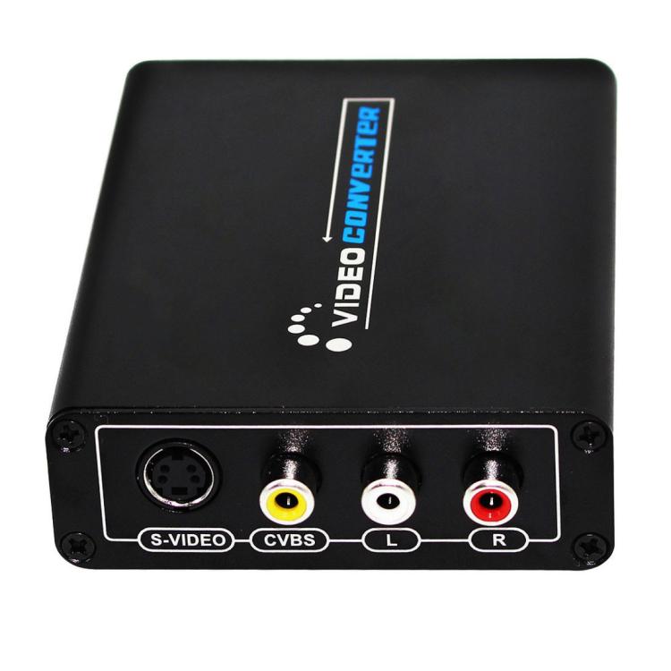 Bộ chuyển đổi HDMI sang Composite / AV S-Video RCA CVBS/L/R, phích cắm EU, HDMI sang AV + S-Video