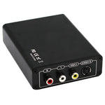 Bộ chuyển đổi HDMI sang Composite / AV S-Video RCA CVBS/L/R, phích cắm EU, HDMI sang AV + S-Video