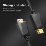 Cáp HDMI ROCKETEK HDMI01Y-2 HDMI 2.0 4K 30Hz 3D đầu nối mạ vàng cho tất cả thiết bị HDMI, dài 2m