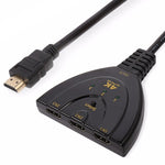 Bộ chuyển đổi chia HDMI 3 trong 1 đầu vào 4K x 2K HDTV, 1 ra 3