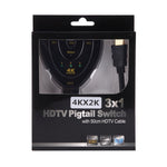Bộ chuyển đổi chia HDMI 3 trong 1 đầu vào 4K x 2K HDTV, 1 ra 3