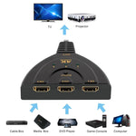 Bộ chuyển đổi chia HDMI 3 trong 1 đầu vào 4K x 2K HDTV, 1 ra 3