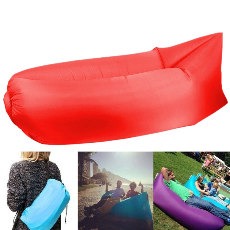 Ghế hơi bơm hơi vải polyester túi khí nén cho bãi biển / du lịch / khách sạn / câu cá, kích thước: 185cm x 75cm x 50cm, chất lượng bình thường
