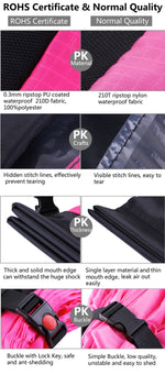Ghế hơi bơm hơi vải polyester túi khí nén cho bãi biển / du lịch / khách sạn / câu cá, kích thước: 185cm x 75cm x 50cm, chất lượng bình thường