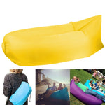 Ghế hơi bơm hơi vải polyester túi khí nén cho bãi biển / du lịch / khách sạn / câu cá, kích thước: 185cm x 75cm x 50cm, chất lượng bình thường