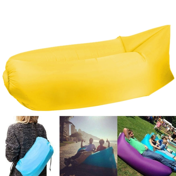 Ghế hơi bơm hơi vải polyester túi khí nén cho bãi biển / du lịch / khách sạn / câu cá, kích thước: 185cm x 75cm x 50cm, chất lượng bình thường