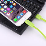HAWEEL Cáp sạc và đồng bộ dữ liệu 2 trong 1 Micro USB & 8 chân sang USB dài 1m, cáp 2 trong 1 với hai đầu nối
