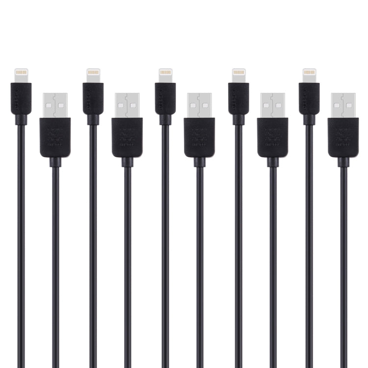 Bộ 5 cáp đồng bộ và sạc tốc độ cao HAWEEL 8 chân sang USB dài 1m cho iPhone, iPad, 5 cái