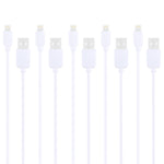 Bộ 5 cáp sạc và đồng bộ HAWEEL 1m tốc độ cao 8 chân sang USB cho iPhone, iPad