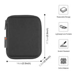 Hộp tổ chức dây đồng hồ HAWEEL, hộp đựng tai nghe / USB / cáp kỹ thuật số, kích thước: S