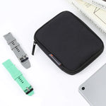 Hộp tổ chức dây đồng hồ HAWEEL, hộp đựng tai nghe / USB / cáp kỹ thuật số, kích thước: S