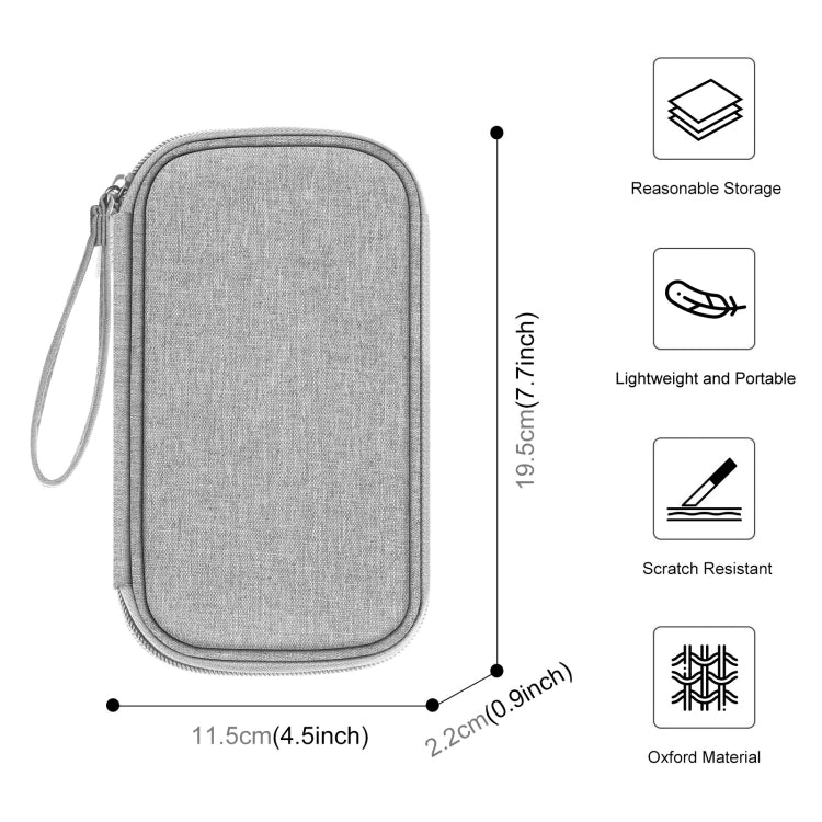 HAWEEL Electronic Organizer Storage Bag for Cellphones, Power Bank, Cables, Mouse, Earphones, Digital Organizer, Size: S, Digital Organizer