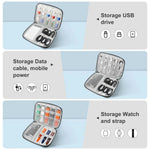 Hộp tổ chức dây đồng hồ HAWEEL đựng tai nghe / USB / cáp kỹ thuật số, hộp tổ chức dây đồng hồ, kích thước: M
